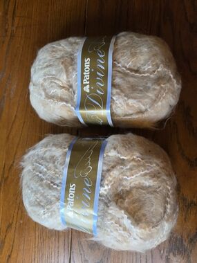 Patons Divine Eyelash Yarn - Soft Earth -1 1/ 2 Skeins